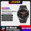 Montres Masx S57A Smart Watch 1.39 '' Affichage haute définition AMOLED 420mAh Bluetooth Call MilitaryGrade Toughnes Sport Sport Watch