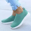 Casual Shoes 2024 Fashion Sneakers For Women Vulcanize Comfortable Slip On Sock Ladies Flat