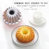 Moules épaissis 10 pouces Swirl Rose Heart Heart Aluminium Cake Moule de gâteau antiadtes