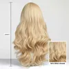 Sentetik peruklar uzun dalga açık gri kadınlar için uygun patlamalı sentetik peruk. Doğal Rol Oyun Partisi Saç ısıya dayanıklı Q240427 günlük kullanımı