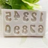Formen 3D -Buchstaben Nummer Silikon Fondant Formen Schokoladenkuchenformen Kuchen Dekorieren DIY -Werkzeuge Jelly Cookies Backdruckform 2023