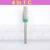 BITS BITS TUNGSEN SUGGERIMENTO 5 IN 1 BIT PIT ALLA A BAGNI BIT DRILL DRIFFICA PER GEL ACRILICO 3/32 "SHANK TRACCHINE MACCHINE