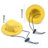 Appareils pour chiens Cat chat réglable mignon chapeau canard chats chiens de toilettage fournit des chapeaux d'extérieur accessoires