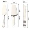 Moulds 1PC Pastry Tools Stainless Steel Wedding Cake Shovel Knife Set Rose Gold Pizza Knife Baking Tool Accessories Kitchen Knives