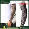 Trasferimento di tatuaggi 1 ~ 10 pezzi FINUS TATTOO TATTOO TATTOO TATTOLI FULL SLIT ON ARM KIT manica da tatuaggio da tatuaggio da uomo elastico guanto in nylon tatuaggi neri 240427