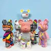 Transformation Toys Robots Childrens Cartoon de brinquedo Mini Violent Bear Brick Modelo com Bloco de construção leve Diy Mini Brick Christmas Giftl2404