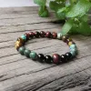 Strands 8mm Natural Stone Beads,Prayer Bracelet,African Turquoise,Tigers Eye,Awaken,JapaMala Bracelet,Spiritual Jewelry,Meditation Beads