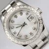Леди Бренд Смотрим Алмазные наручные часы Lady Diamond Watch Luxury Gold Watch Automatic Diamond Bezel и маркировку с помощью шваброй набор Lady Watch Designer Watch с коробкой 26 мм