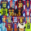 96 97 98 99 Retro Soccer Jersey 05 06 07 08 09 10 11 Xavi Ronaldinho Rivaldo Guardiola Puyol Ibrahimovic Iiesta Finały Maillot de Foot 1899 1999 David Villa