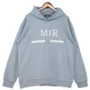 Ammrri Erkek Tasarımcı Hoodie Hoodie Erkekler İçin Hoody Sweaters Jumpers Sweatshirt kazak Crewneck Sokak Giyim Pamuk O boyun boyunlu uzun kollu rahat gevşek ter gri kapüşon