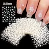 30 fogli di nail art nail art adesivi auto adesivi 3d white fiocchi di neve decalcomanie forniture per manicure cursori 240425