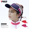 Caps PGM Vuoto Top Top Visor Cap Women Clatto di protezione solare Cappelli Cotton Snapback Cap Regolable per eseguire Tennis Golf MZ017