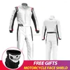 Racing Sets Cycling Motorcycle Club Combos Coverall Karting Driving Training Clothing Jumpsuit Car Moto Jacket Pants