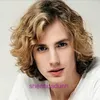 High end mens short curly hair gradient golden hot selling wigs