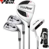 Klubbar 312 Ålder Boys Girls Kids Golf Club Full Sets Gift Children's Junior School Practice Learning Carbon Swing Putter Bag Driver Iron