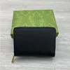 Louls Vutt 23 Coin Women Wallet 11 cm Designers Handtas Tas Luxurys Travelbox Zippy Wallets Purse kort groen met dames