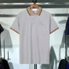 maglietta da uomo ricamo da uomo tb solido tb t-shirt corti classico stazione color bajia lettera di lusso casual moda designer estate designer shirt maniche maglietta da uomo