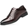 Dress Scarpe est Oxford italiano per uomini in pelle di lusso in pelle di lusso punta derby classiche più taglia 38-48