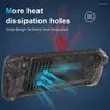 Game Controllers Steam Deck Back Cover Host Replaceable Heat Dissipation Hole Transparent Black Camouflage Color Console Cooling Shell