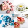 Formen Sonnenblumen Diamant Silikon Backform DIY Cloud Liebe Kuchen machen Kit Donut Blütenblatt Kerze Schokolade Fondant Schimmel Geburtstagsgeschenk