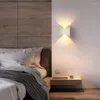 Wandlampe 6W leichte Wandleuchter LED Aluminium im Freien im Freien IP65 nach unten weiß schwarz modern für heimische Treppen Badezimmer Schlafzimmer Bett