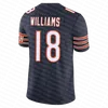 Jaylon Johnson Khalil Herbert Football Jerseys 2 DJ Moore 18 Caleb Williams d'Antre Swift Walter Payton Keenan Allen Rome Odunze Cole Kmet Jaquan Brisker Montez Sweat