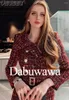 Casual Dresses High-Grade Elegant Retro Tweed Dress Women Asymmetric Large Lapel Slimming Woolen Plaid Lady Autumn Winter Commuter