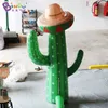 4mh (13,2 pieds) Grande publicité faite à la main Carton de dessin animé Cactus Air soufflé Plantes artificielles Personnages pour l'événement de fête Show Decoration Toys Sports