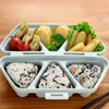 Bento Boxes 1 piece of 6-grid triangular rice and vegetable roll box mold Q240427