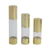 Bottiglie di stoccaggio 200 x15 ml 30 ml 50 ml Oro Gold di alta qualità Portable Pump Dispenser Bottom per lozione