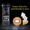 Microfones Professional Voice Activated Digital Audio Recorder 8GB/16GB/32GB USB Nonstop 100HR Inspelning PCM 1536Kbps Extern mikrofon