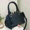 Bag Crocodile Muster Tote Shell 2024 Modequalität PU Leder Frauen Designer Handtasche Vintage Schultermessenger