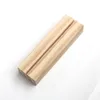 Украшение вечеринки Сплошной деревянный блок с деревянным ремеслом ручной работы для домашней карты, показывающие держатель 10 3 1,8 см.