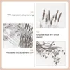 Garrafas de armazenamento 4pcs Clear Stamps Plantas Padrões de recortes transparentes para DIY