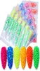 Set von 850pcs Luminous Nagel Decorator Fluoreszenz Fingernagel Juwelen 7 Farben für Nagelkunst und Salonversorgungen2893219