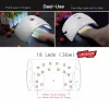 Kits sunuv sun9x plus 36w nagellampa UV -lampa nagel torktumlare för uv gel led gel nagel hine infraröd sensor timer set