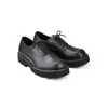 Sapatos casuais estilo japonês jovem homem preto couro couro simples diariamente office de escritório moderno oxfords legal