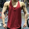 Men's Tank Tops Muscleguys Mens Gym Clothing Workout Fitness Bodybuilding Low Cut Armholes Vest Muscle Singlets Activewear Tanktop