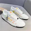 2023 Роскошные кроссовки Skel Low Top Sneakers Shoons Кости кожа