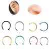 NEE NUS RING BUDEN Piercing sieraden Body Arts Fake Septum Rings Nosecuffs Magnet Ear Tragus Kraakbeen Lip Labret Cheater Niet -doorboorde M3203974