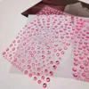 Tattoo Transfer 3-4-5-6mm Pink Diy Face Jewels Stickers Carnival Party Eyes Body Art Makeup 3D Art Supplies Stage Performance Tatoo Stickers 240427