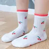 Çocuk SOCKS 5 Çift/Lot Yenidoğan Bebek Çoraplar Erkek Kızlar Yaz Çorapları Çocuk% 100 Pamuk Nefes Alabilir İnce Bebek Çorap Kafalar Örgü Bebek Tekne Çorap