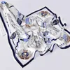 Bandanas Durag 100% silk square scarf for women 65 * 65cm Hangzhou pure silk neck scarf packaging luxurious and elegant square silk head scarf 240426