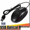 Ratones 168D USB USB Optical óptico Inaldo inalámbrico Computadora de desplazamiento PC B-SJ Drop Computadoras Tecillos de red de redes Otejs