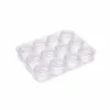 Contact Lens Accessoires Hot Sale 12 -stcs/Set Portable Clear Contact Lens Set Set Top Kwaliteit Reisreiniger Wasmachine Holder opbergdoos D240426