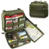 Taschen Tactical großer Administratorbeutel mit Doppelschicht -Design, Molle EDC EMT Utility Beutel mit Kartenhülle Modularer Werkzeugbeutel -Flagge Patch Patch