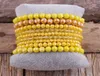 Strands z koralikami MD Projektanta mody Bransoletka z koralikami Zestaw 9pc Glass Crystal Bracelet dla kobiet biżuteria 1181827