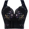 BRAS LACE BH PLUS STORLEK KVINNOR Underkläder BRALETTE CROP TOP SEXY KVINLARGETUBE PUSH UP BRASSIERE