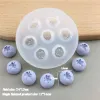 Moldes 3D Blueberry Raspberry Candle Mold Simulation Fruit Fondant Silicone Mold Diy Chocolate Cookie Baking Mold Bolo Decorating Tool