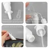 Storage Bottles 20PCS 10/20/30/50ML White Empty Plastic Nasal Spray Pump Sprayer Mist Nose Refillable Bottle For Saline Applications